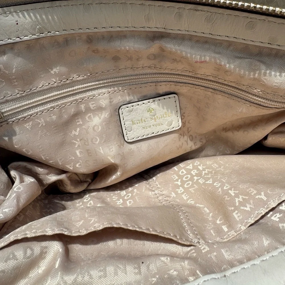 Kate Spade Valencia Ostrich Small Handbag